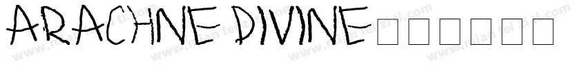Arachne Divine字体转换